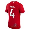 Officiële Voetbalshirt Liverpool Virgil 4 Thuis 2023-24 - Heren